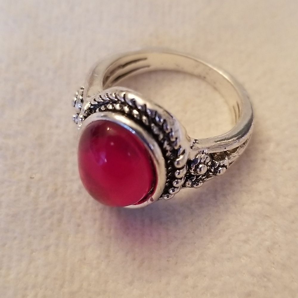 Ruby Red stone size 9
